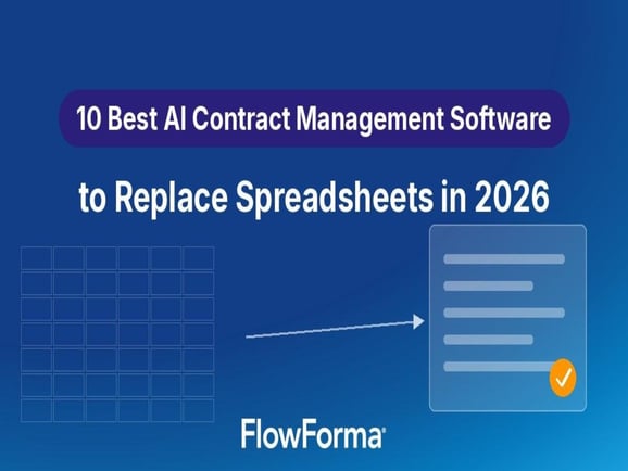 10 Best AI Contract Management Software to Replace Spreadsheets in 2026