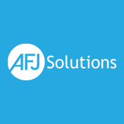 AFJ Solutions Logo Website Partner Page Blue
