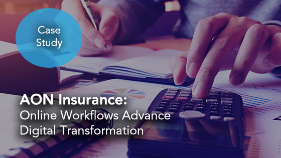 AON Case Study on FlowForma business process automation software