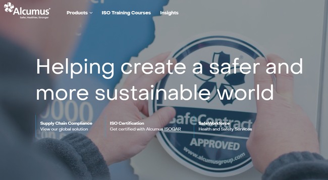 Alcumus_EHS_Homepage