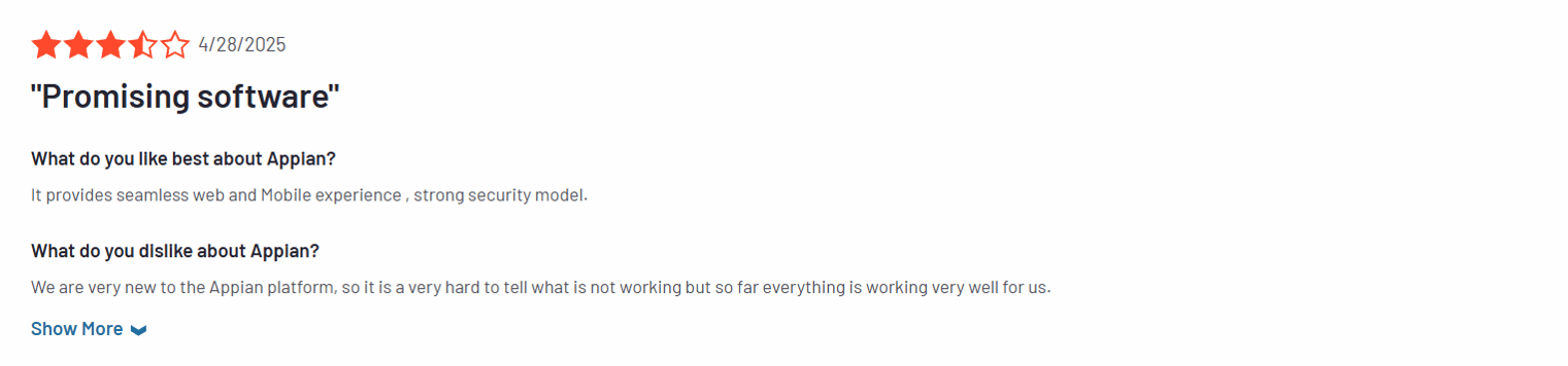 Appian Review 2