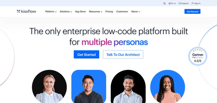 Kissflow financial automation software for workflow and expense management