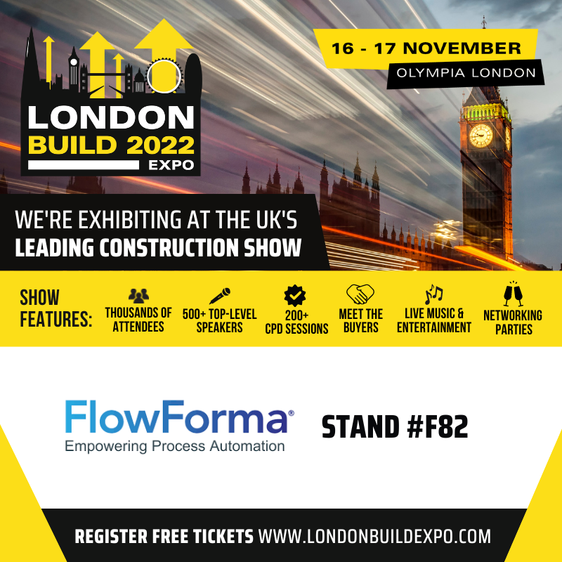 FlowForma Process Automation Promotion of London Build