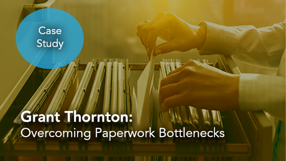 Grant Thornton case study on FlowForma business process automation software