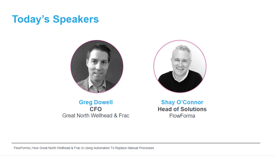 Great North Webinar Speakers: Greg Dowell & Shay O'Connor