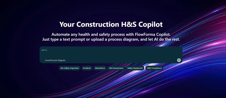 Screenshot of FlowForma H&S Copilot