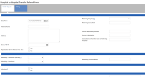 Hospital To Hospital Transfer Form