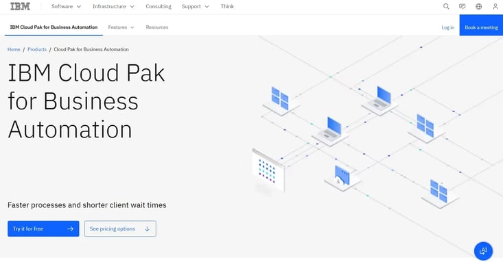 Image showing IBM Cloud Pak for Business Automation