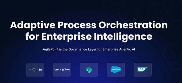 Screenshot of AgilePoint’s homepage