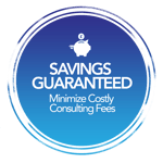 Savings Guaranteed - Gradient Background