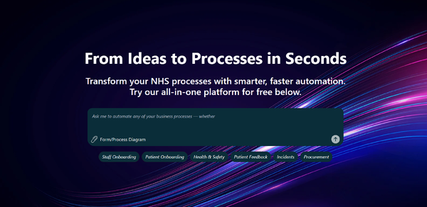 Image shown: AI Copilot for NHS playground