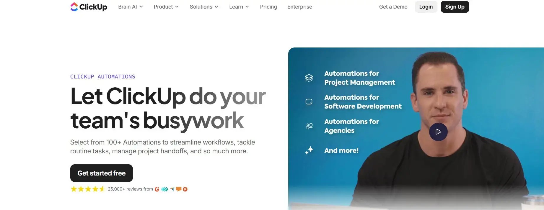 Screenshot of ClickUp Automation