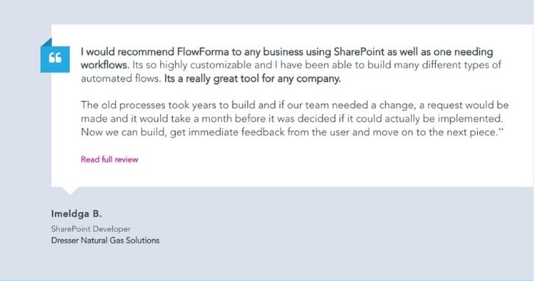 Screenshot of FlowForma review-1