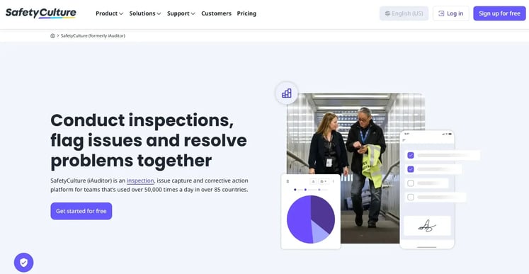 Screenshot of iauditor