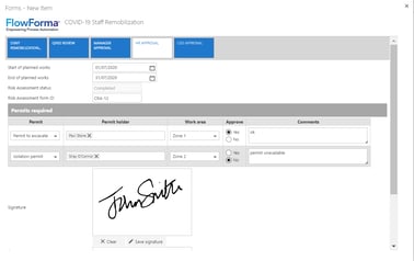 Staff Re-moblization