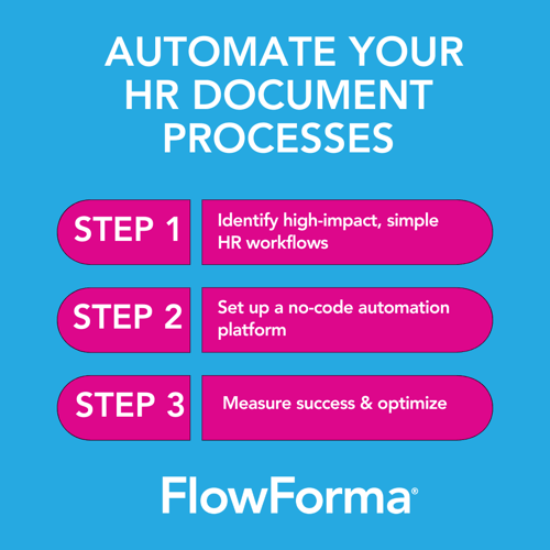 Improve your organization's workflow efficiency with document automation for human resources 
