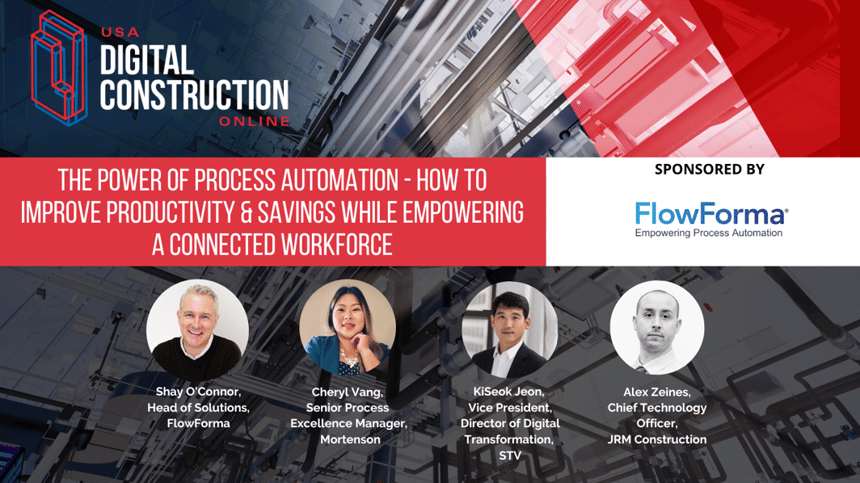 USA Digital Construction Online Webinar: The Power of Process Automation