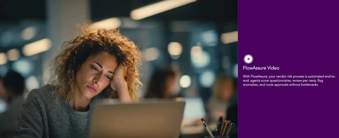 Video screenshot of FlowAssure