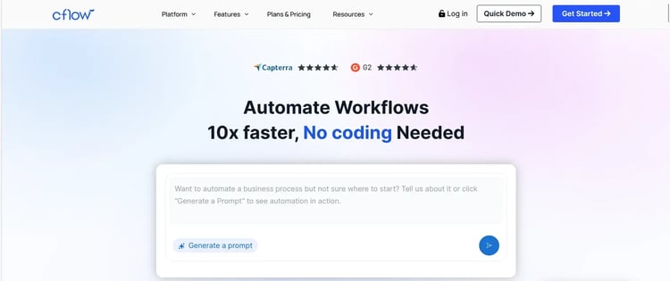 Screenshot of Cflow