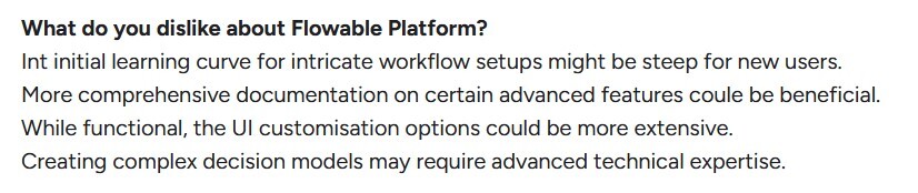 G2 review for Flowable