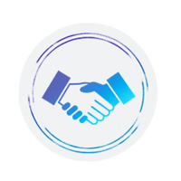 handshake icon for construction