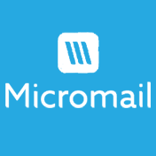 micromail blue background
