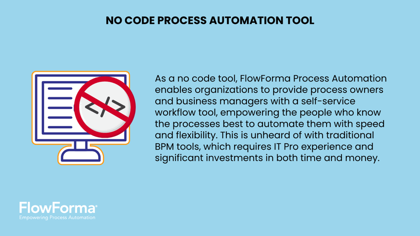 FlowForma’s no-code page