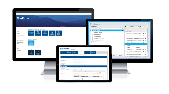  FlowForma’s all-in-one process automation platform allows you to do everything in a centralized location