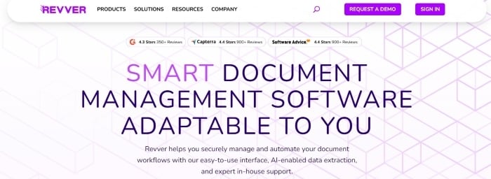 Screenshot of Revver’s homepage