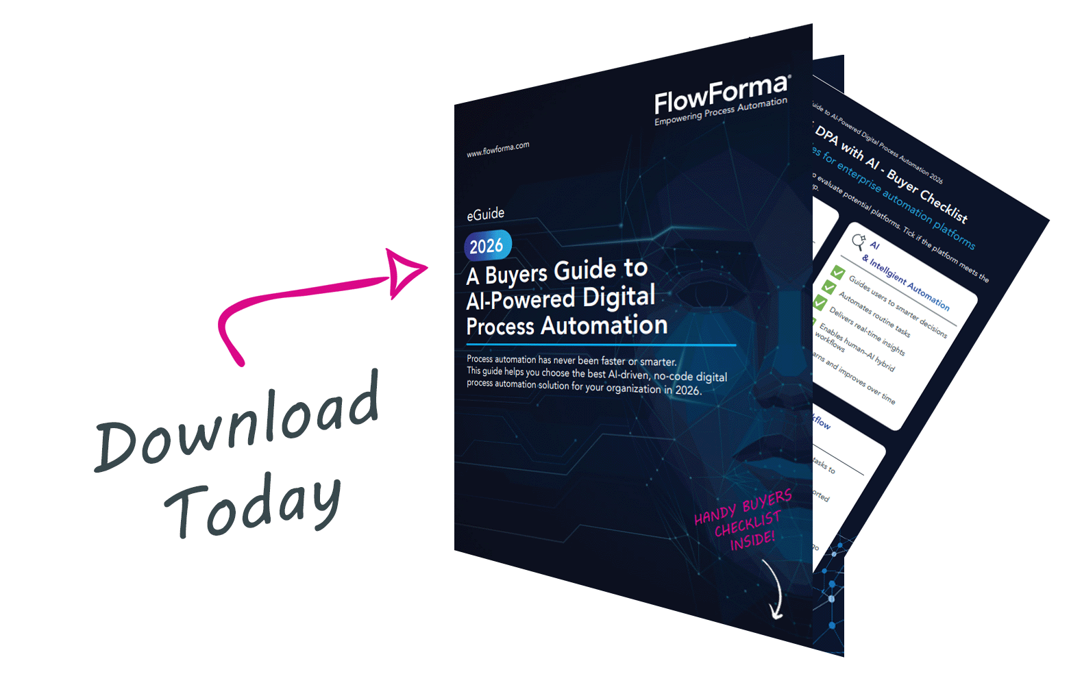 Pages from the 2026 Buyers Guide to AI-Powered Digital Process Automation