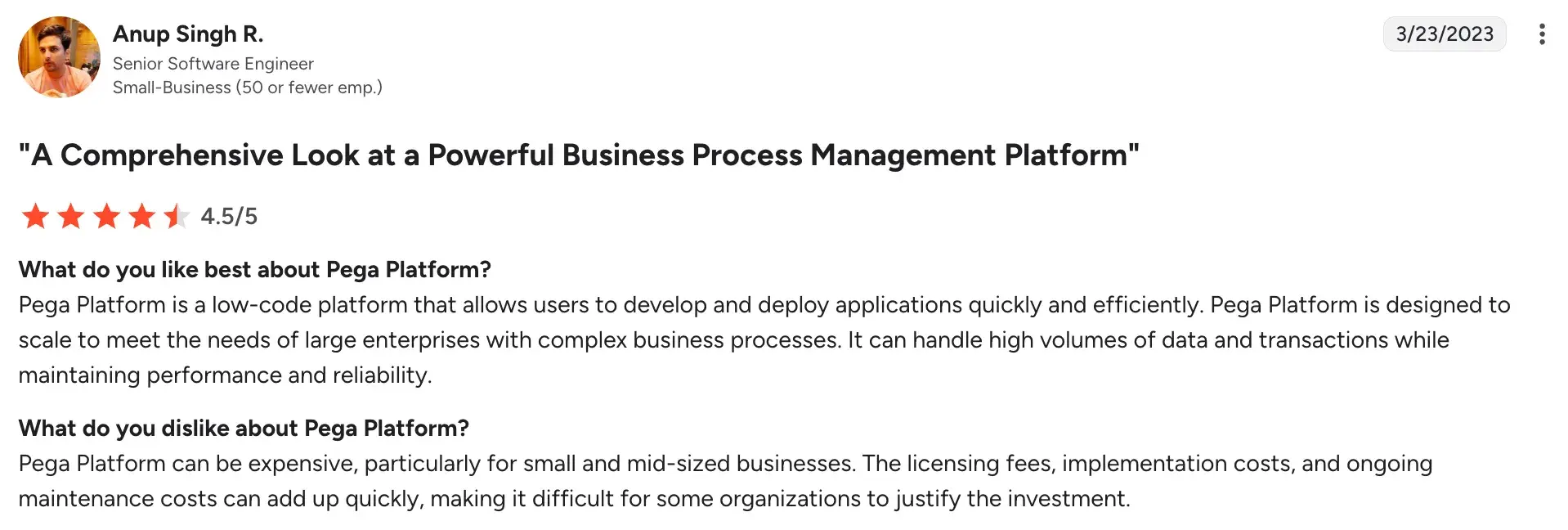 Strengths in analytics and process management