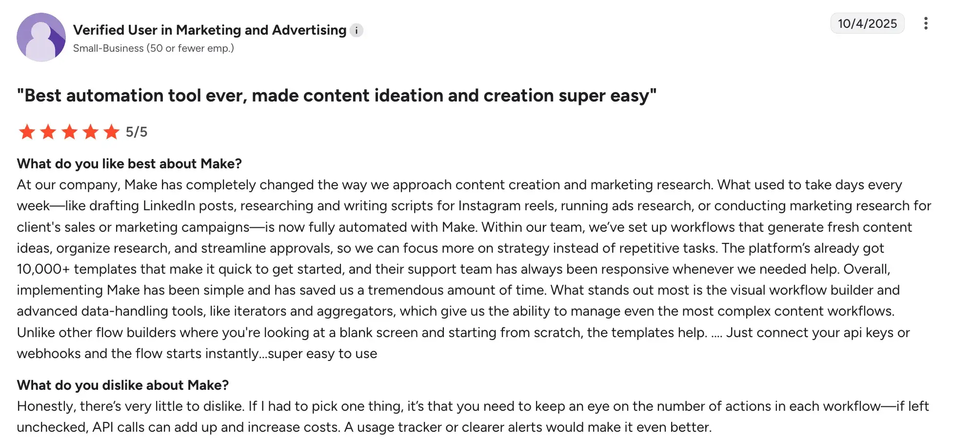 Appian enterprise visual content cost overview