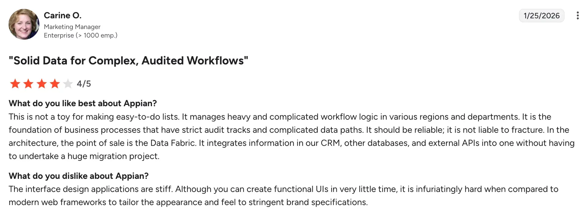 Appian pricing transparency issues infographic