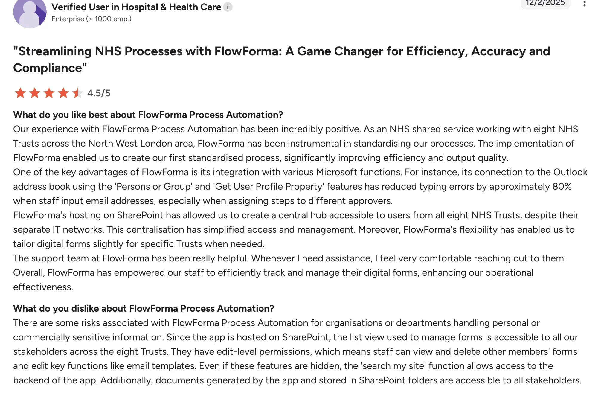 Governance and audit trails for compliance