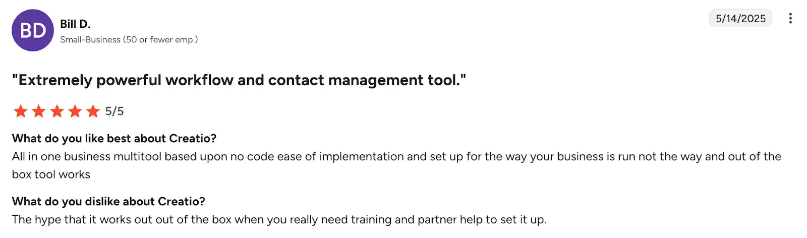 CRM focus on IT automation products limitations