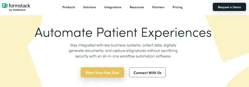 Formstack healthcare solutions for providers