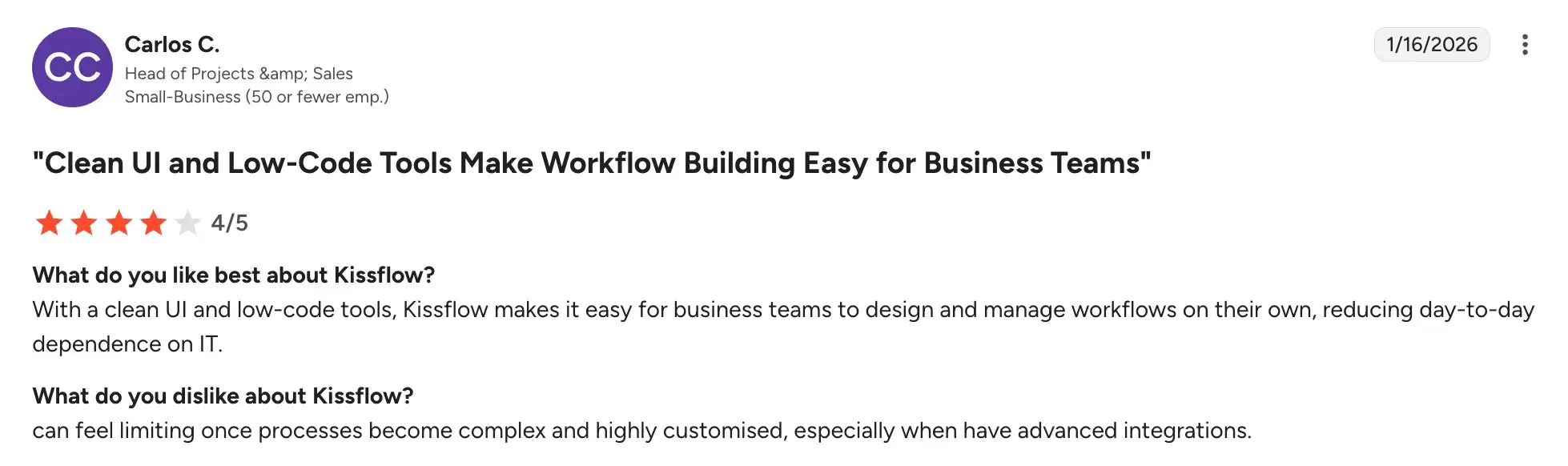 Friendly UI for non-technical users