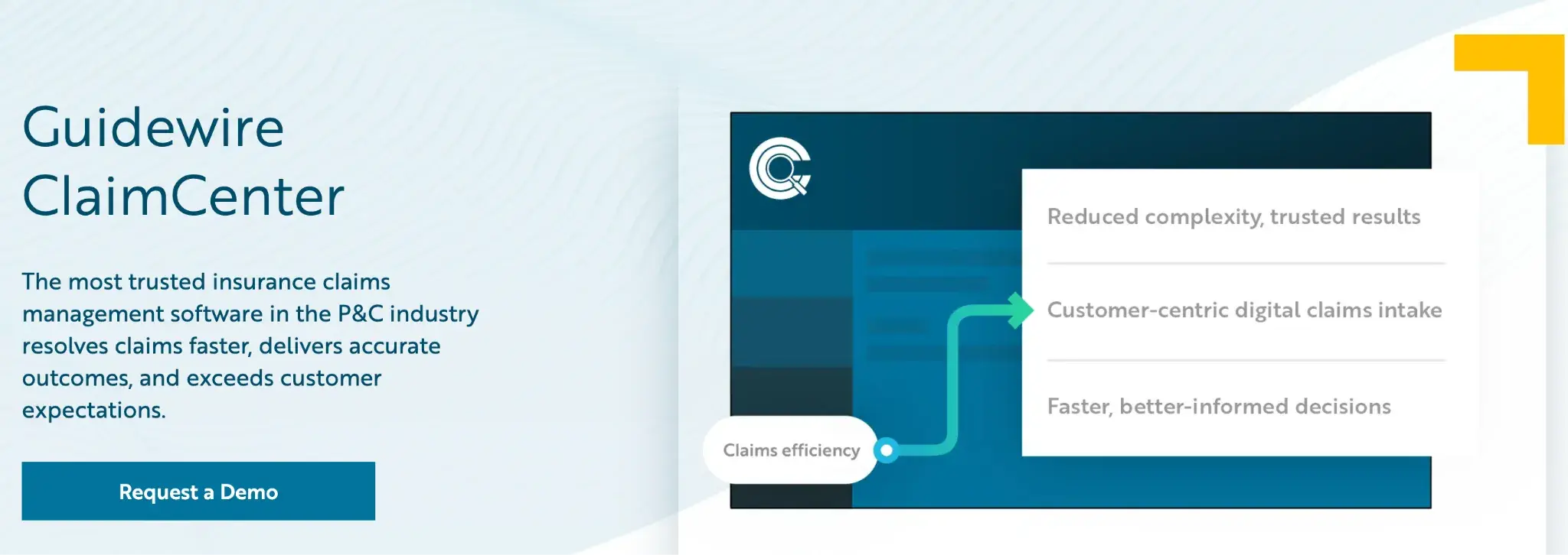 Guidewire homepage screenshot