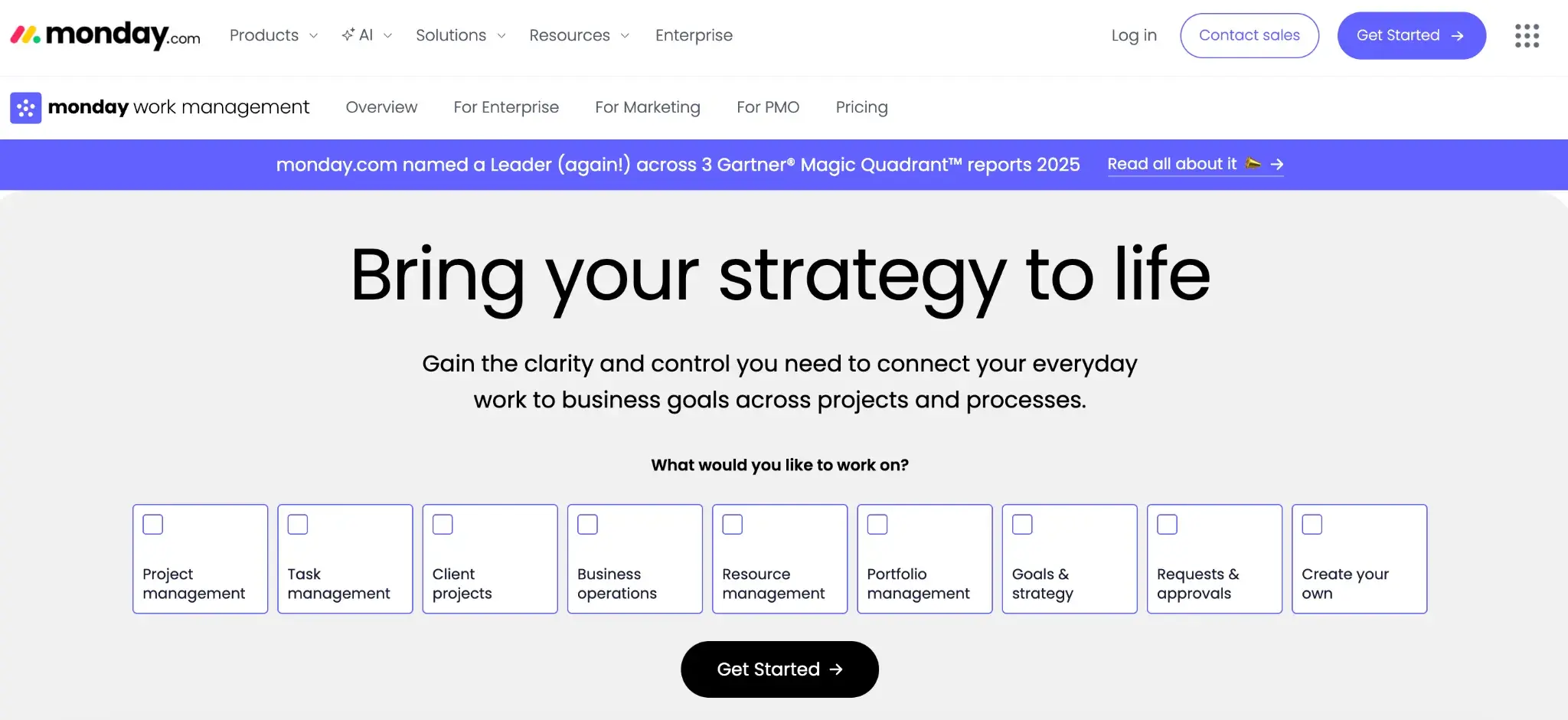 Screenshot of monday.com’s work management platform
