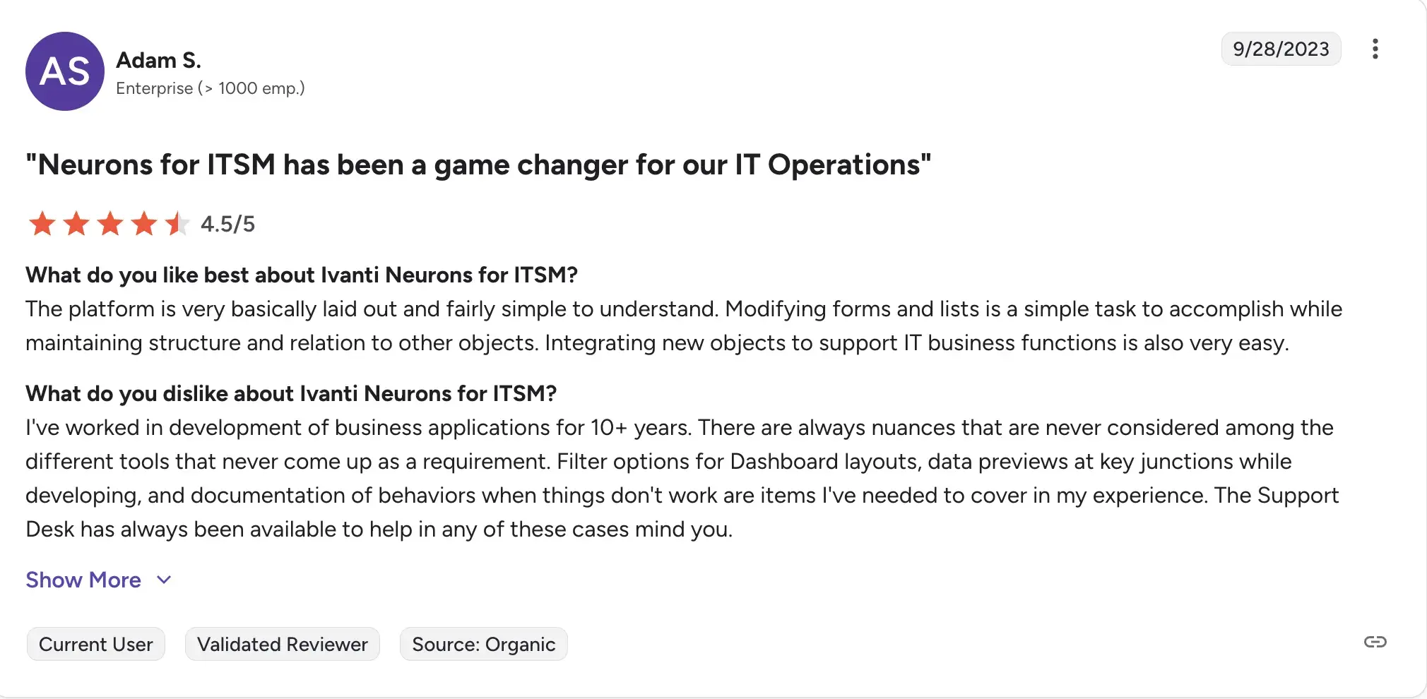 Ivanti homepage with asset tracking