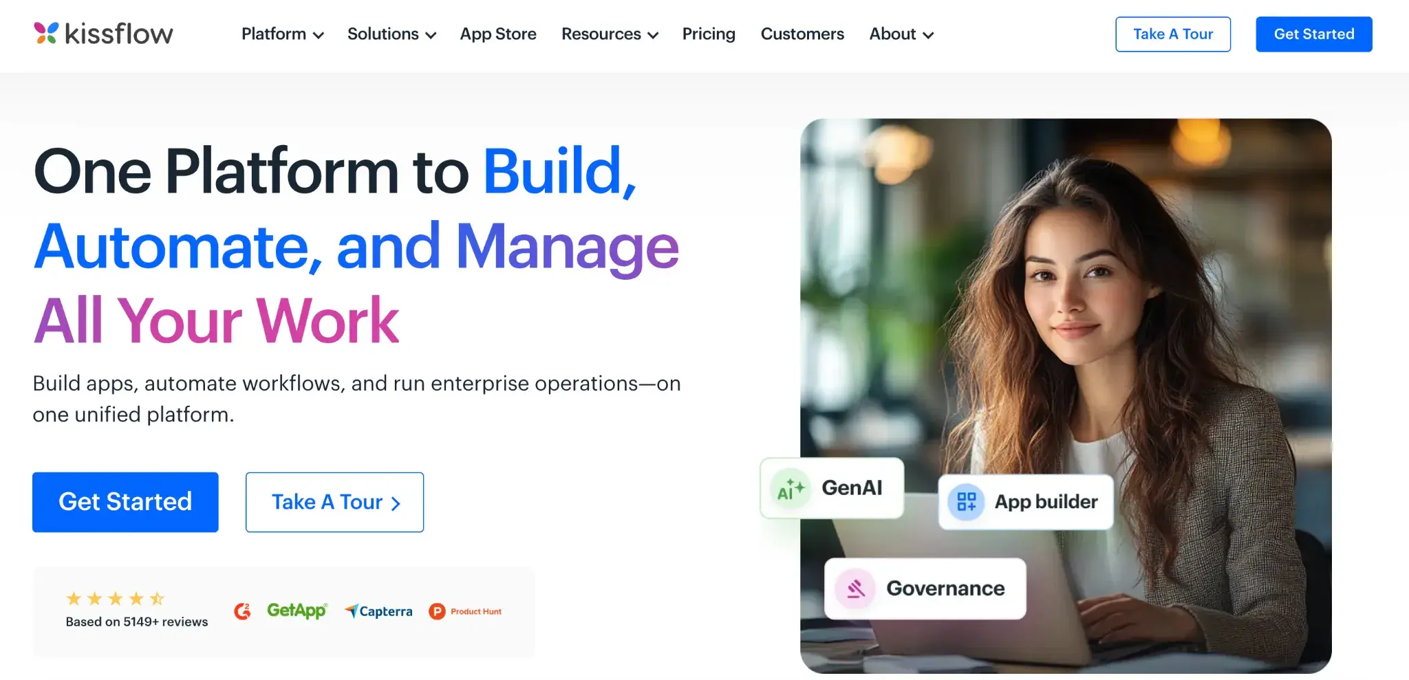 Kissflow homepage overview with Microsoft Power Apps