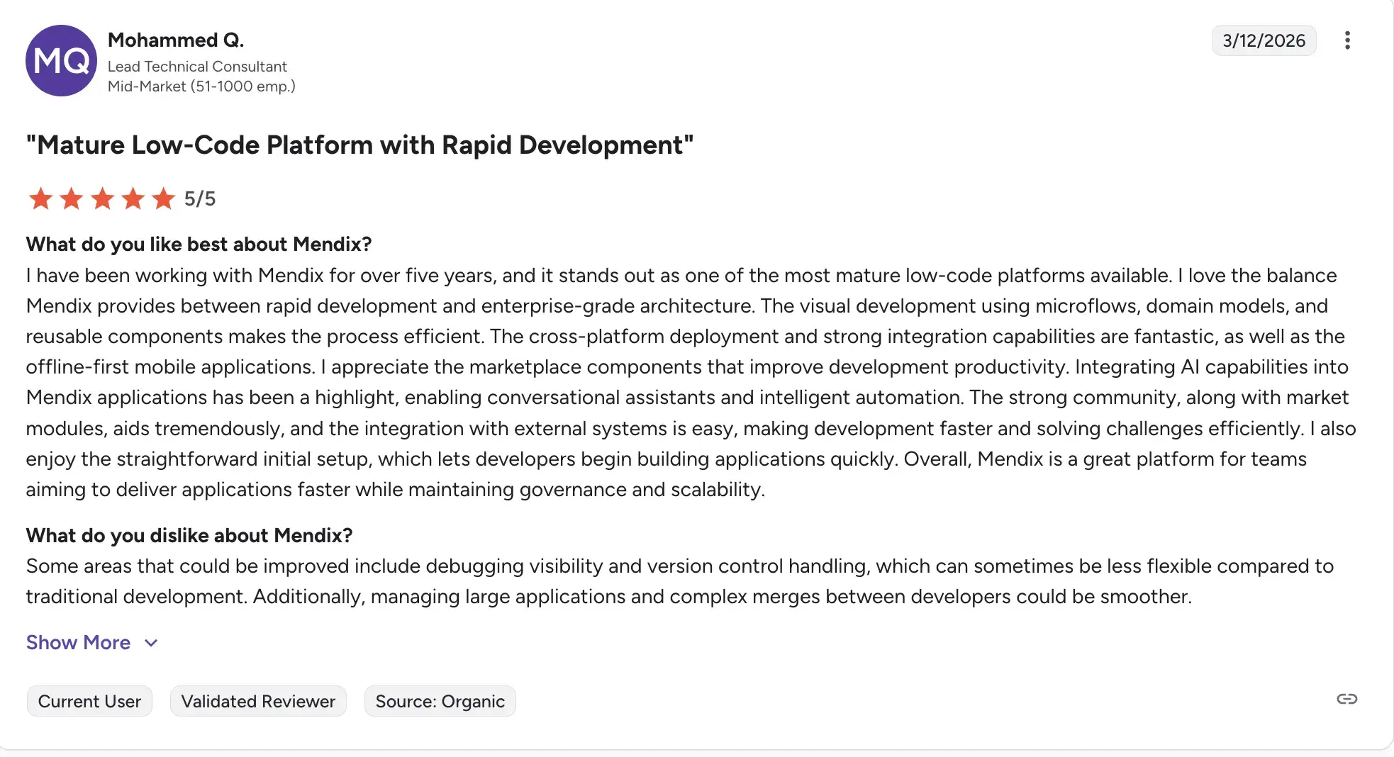 Mendix flexible deployment with conversational assistants