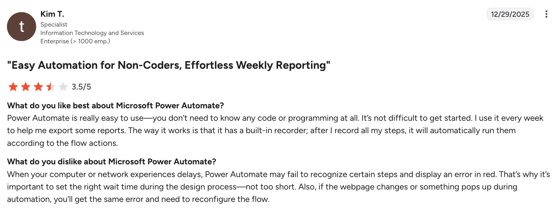 Microsoft Power Automate homepage screenshot
