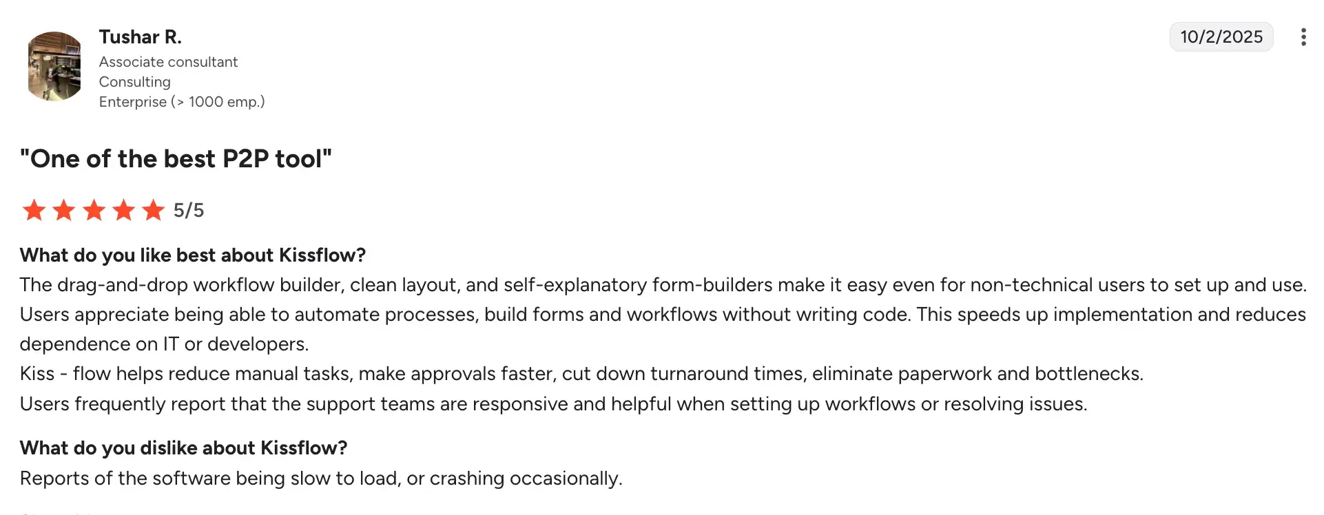 Kissflow Intuitive app building benefits overview