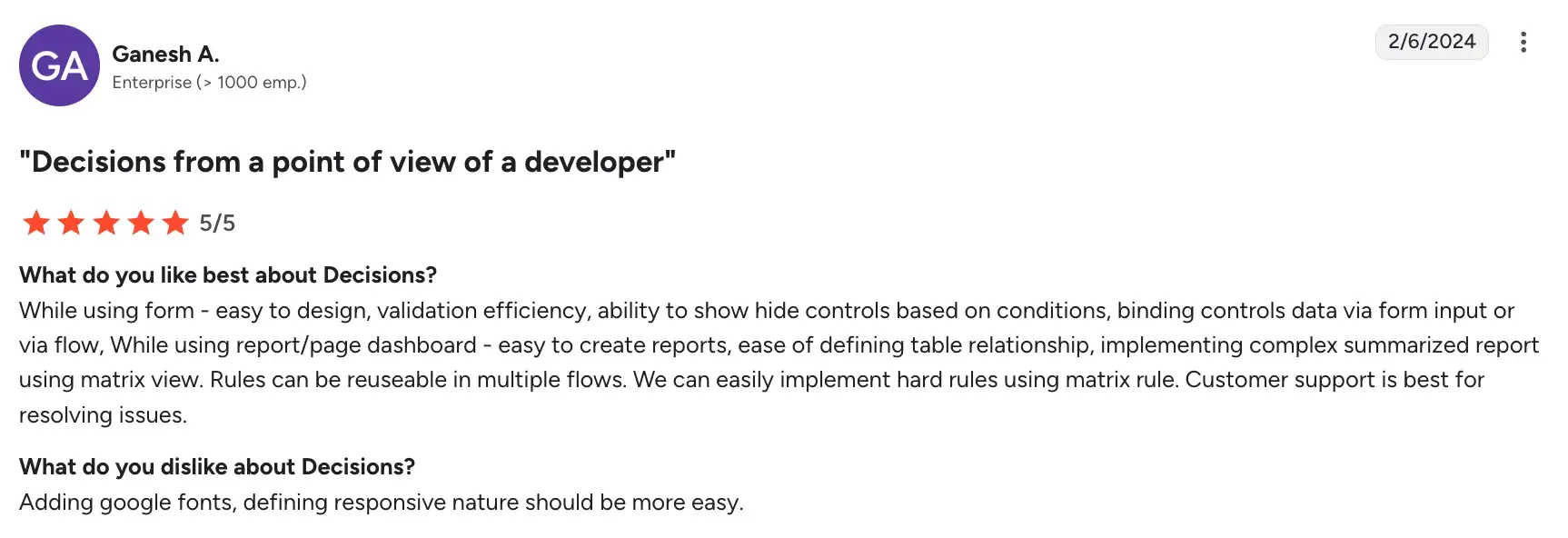 Pros of Decisions Easy BI tool setup