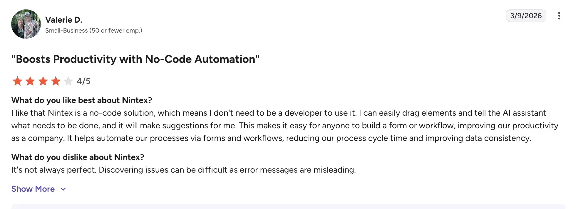 Report on reduced cycle times via automation