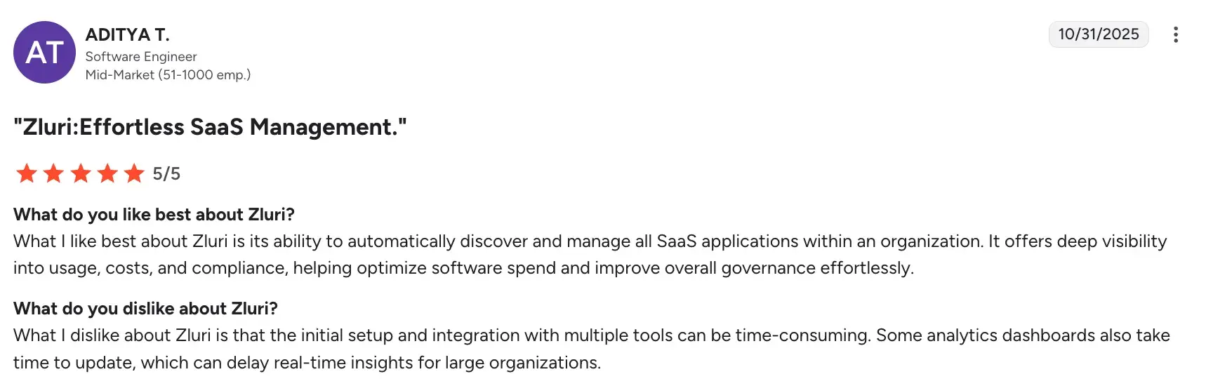 Zluri setup and management challenges infographic