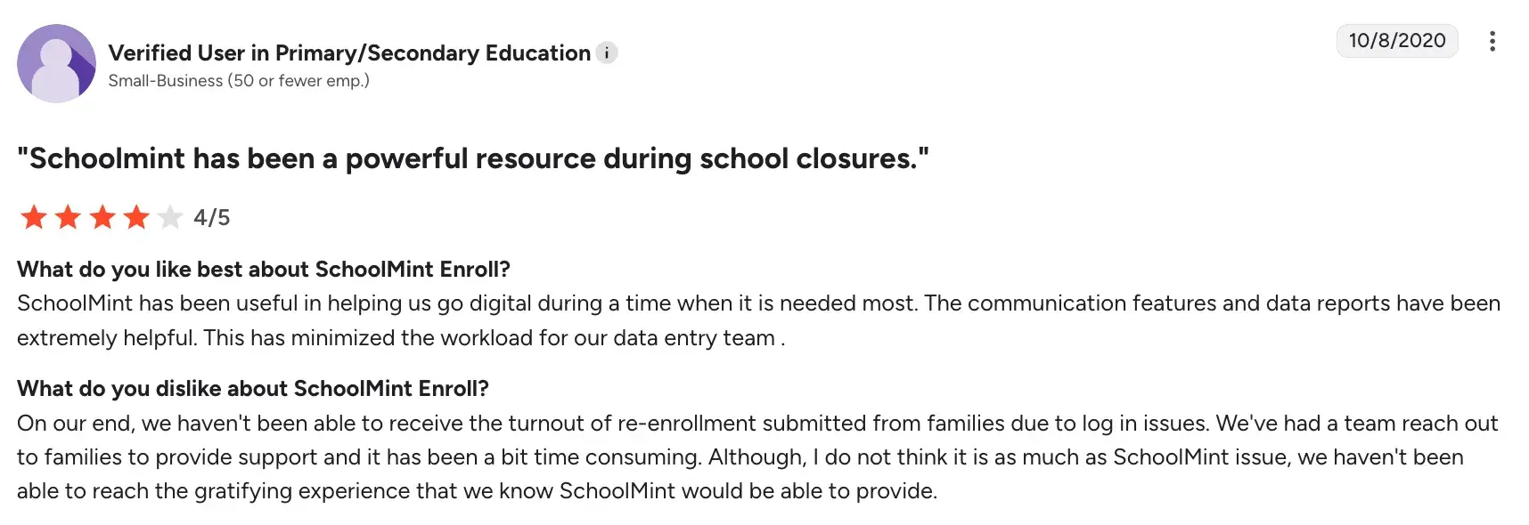 Source Digital packet collection for admin