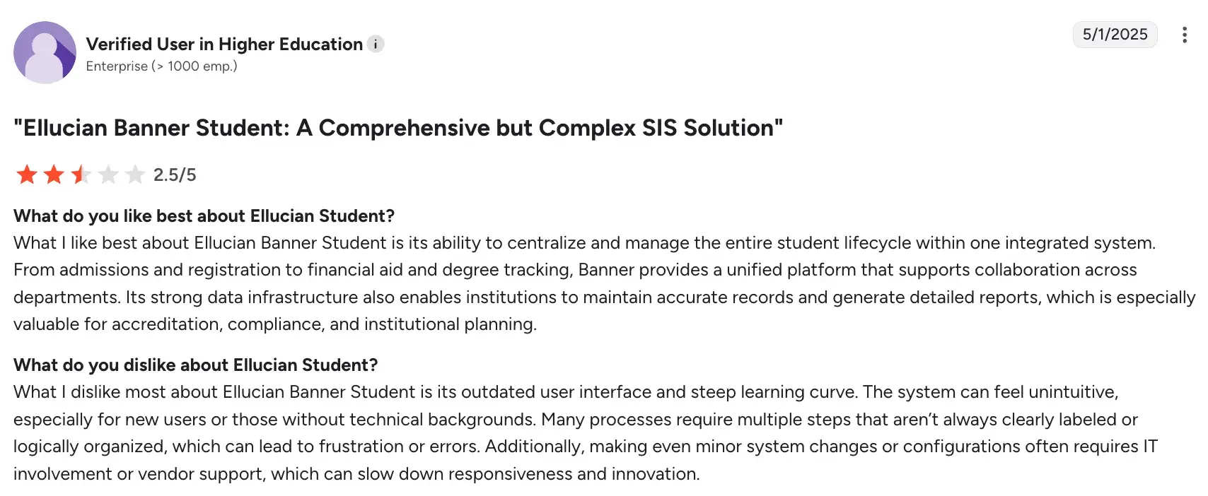 Source Interface student enrolment factors overview