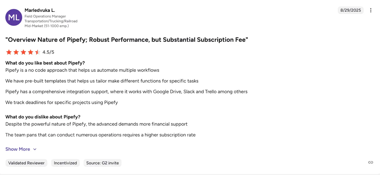 Strong customization and integration options overview